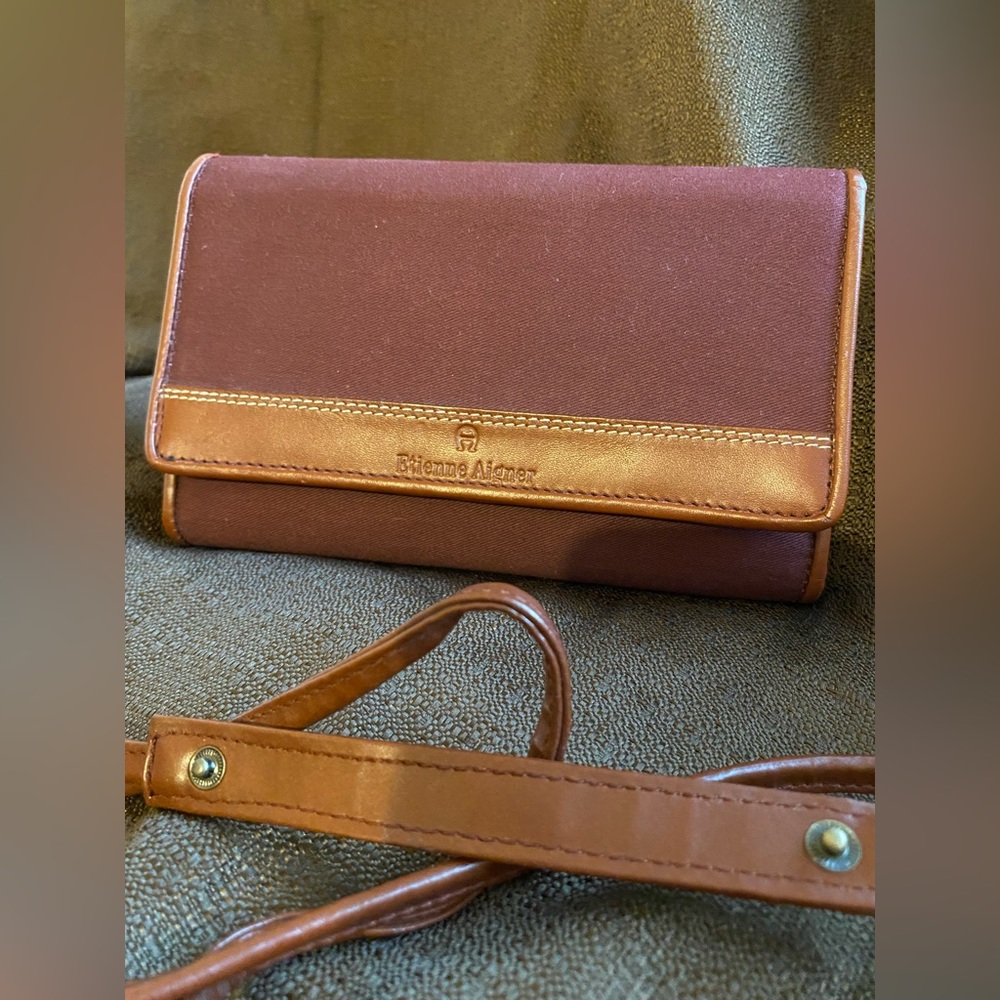 Etienne Aigner Crossbody Wallet w/ Mirror